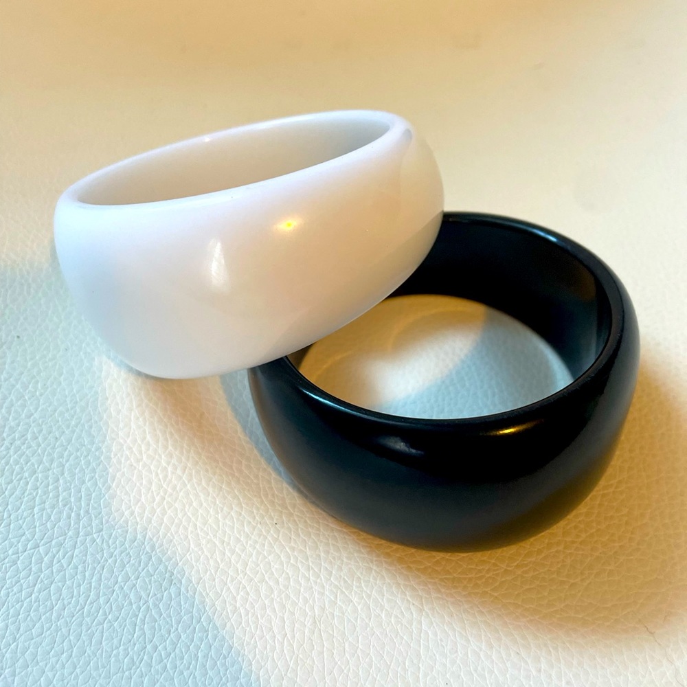 Black and White bracelets